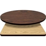 Two Sided Table Tops Oak Walnut 1