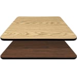 Two Sided Table Tops Oak Walnut non round 1