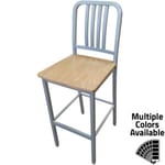 BM 256 STEEL Steel series metal frame barstool