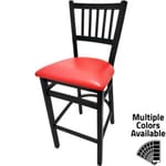 SL2090 1 Verticalback Metal Frame Barstool