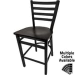 SL3301 XL Ladderback Metal Frame Barstool
