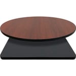 Two Sided Table Tops Mahogany Black