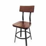 CM 6058 Outlander Wood Back Metal Frame Chair 1