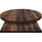 Charred Darkwash Manufactured Table Tops – 1″ or 2″ thicknesses – Walnut Dye