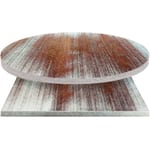 Whitewash Manufactured Table Tops – 1″ or 2″ thicknesses – Mahogany Stain