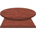 E*Wood (Oak) Manufactured Table Tops – 1″ or 2″ thicknesses – Cherry Stain
