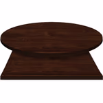 E*Wood (Oak) Manufactured Table Tops – 1″ or 2″ thicknesses – Dark Walnut Stain