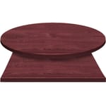 E*Wood (Oak) Manufactured Table Tops – 1″ or 2″ thicknesses – Mahogany Stain