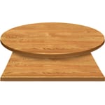 E*Wood (Oak) Manufactured Table Tops – 1″ or 2″ thicknesses – Red Fox Stain
