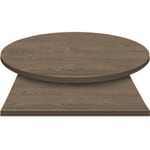 E*Wood (Oak) Manufactured Table Tops – 1″ or 2″ thicknesses – Charcoal Stain