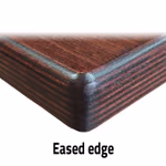 E Wood Economy Eased edge corner