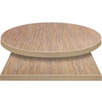 Backwoods table tops Natural Bamboo laminate with coordinating 3mm PVC edge