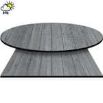 COMPCOR Quick Ship Indoor/Outdoor Table Tops – Weathered Pewter