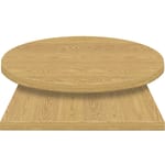 PVC Edge Manufactured Table Tops – 2″ thickness – Formica Natural Oak Laminate