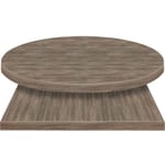 PVC Edge Manufactured Table Tops – 2″ thickness – Formica Walnut Fiberwood Laminate