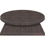 PVC Edge Manufactured Table Tops – 2″ thickness – Formica Ebony Laminate