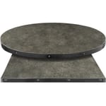 Fortress Manufactured Table Tops – Pinnacle Dark Crystal Concrete Laminate