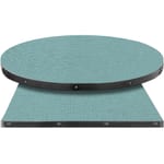 Fortress Manufactured Table Tops – Pinnacle Cyan Linen Laminate