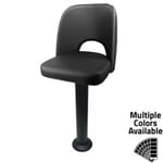 SL6133CUT Bucket Bar Height Bolt Down Pedestal Stool – Cutout Back