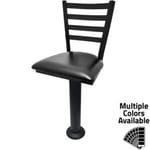SL6301 Ladderback Bar Height Bolt Down Pedestal Stool