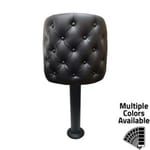 SL7133TUF Bucket Counter Height Bolt Down Pedestal Stool – Tufted Back