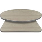 Retro T-Mold Manufactured Table Tops – Pinnacle Brawny Pearwood Laminate