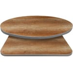 Retro T-Mold Manufactured Table Tops – Pinnacle Monument Oak Laminate