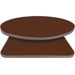 Retro T-Mold Manufactured Table Tops – Pinnacle Brownie Laminate