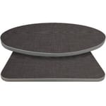 Retro T-Mold Manufactured Table Tops – Pinnacle Graphite Linen Laminate