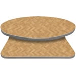 Retro T-Mold Manufactured Table Tops – Pinnacle Green Mountain Maple Laminate
