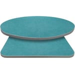 Retro T-Mold Manufactured Table Tops – Pinnacle Turquois Fiber Laminate
