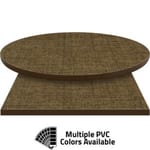 PVC Edge Manufactured Table Tops – 1.25″ thickness – Pinnacle Java Twist Laminate