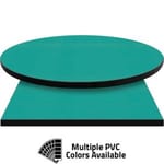 PVC Edge Manufactured Table Tops – 1.25″ thickness – Pinnacle Poppy Green Laminate