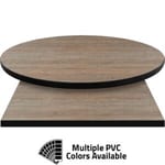PVC Edge Manufactured Table Tops – 1.25″ thickness – Pinnacle Somber Oak Laminate