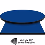 PVC Edge Manufactured Table Tops – 1.25″ thickness – Pinnacle Cobalt Blue Laminate