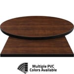 PVC Edge Manufactured Table Tops – 1.25″ thickness – Pinnacle Blush Rosewood Laminate