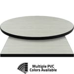 PVC Edge Manufactured Table Tops – 1.25″ thickness – Pinnacle Glassy Alderwood Laminate
