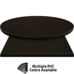 PVC Edge Manufactured Table Tops – 1.25″ thickness – Pinnacle Espresso Twist Laminate