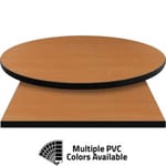 PVC Edge Manufactured Table Tops – 1.25″ thickness – Pinnacle Bavarian Beech Laminate