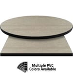 PVC Edge Manufactured Table Tops – 1.25″ thickness – Pinnacle Brawny Pearwood Laminate