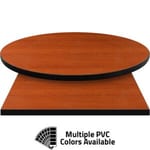 PVC Edge Manufactured Table Tops – 1.25″ thickness – Pinnacle Oxford Cherry Laminate