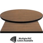 PVC Edge Manufactured Table Tops – 1.25″ thickness – Pinnacle Brick Oak Laminate