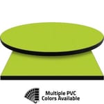 PVC Edge Manufactured Table Tops – 1.25″ thickness – Pinnacle Lime Green Laminate