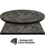 PVC Edge Manufactured Table Tops – 1.25″ thickness – Pinnacle Ashen Marble Laminate