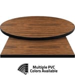 PVC Edge Manufactured Table Tops – 1.25″ thickness – Pinnacle Rio Rose Laminate