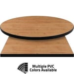 PVC Edge Manufactured Table Tops – 1.25″ thickness – Pinnacle Sawtooth Pine Laminate