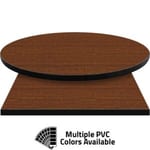 PVC Edge Manufactured Table Tops – 1.25″ thickness – Pinnacle Montezuma Cypress Laminate