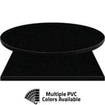 PVC Edge Manufactured Table Tops – 1.25″ thickness – Pinnacle Black Pearl Laminate