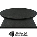 PVC Edge Manufactured Table Tops – 1.25″ thickness – Pinnacle Gray Flora Laminate