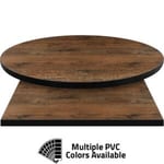 PVC Edge Manufactured Table Tops – 1.25″ thickness – Pinnacle Chatham Oak Laminate